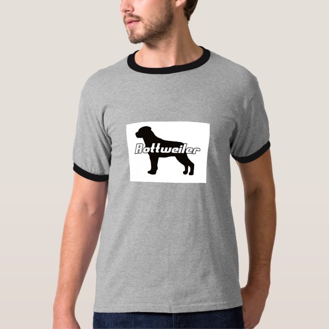Rottweiler Ringer T-Shirt (Front)