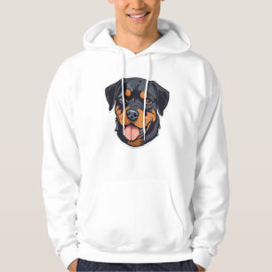 Rottweiler Romp From Puppies to Paw-some Partners  Hoodie