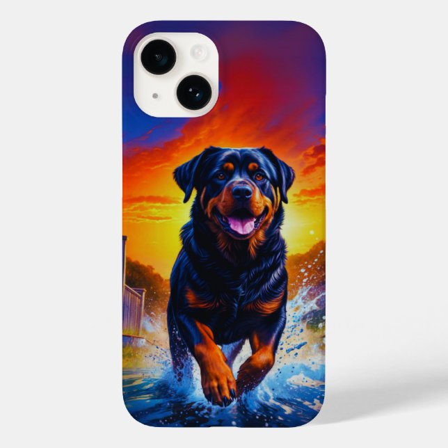 Rottweiler Rottie Dog Case-Mate iPhone Case (Back)
