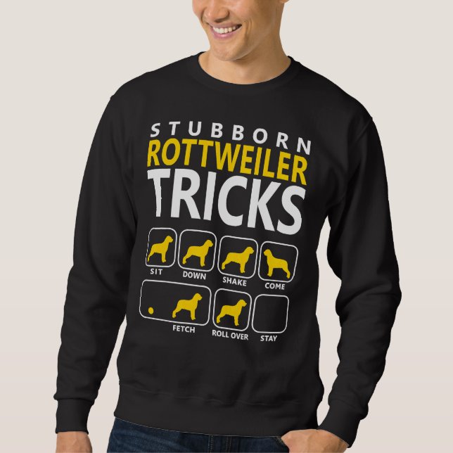 Rottweiler  Rottweiler Dog Sweatshirt (Front)