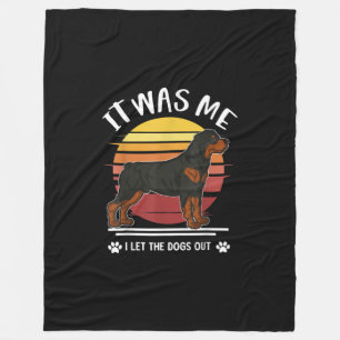Rottweiler Shirt Gifts Women Men Kids T-Shirt Fleece Blanket