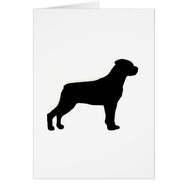 rottweiler silhouette (Front)