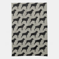 Rottweiler Silhouettes Pattern Grey
