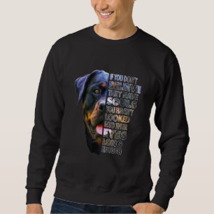 Rottweiler Soul I Love Rotties Dog Lover Sweatshirt