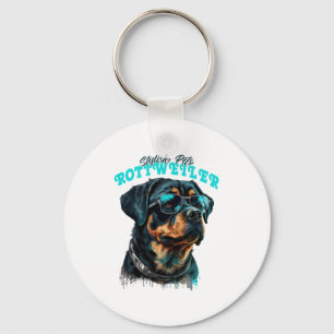 Rottweiler Stylish Pets Key Ring