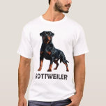 Rottweiler T-Shirt<br><div class="desc">"Discover your favourite furry friend immortalised on stylish tees at our store – where dog lovers find their perfect match!"</div>