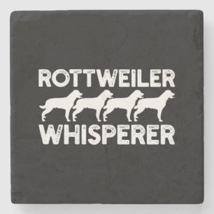 Rottweiler T-Shirt Stone Coaster