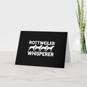 Rottweiler T-Shirt Thank You Card