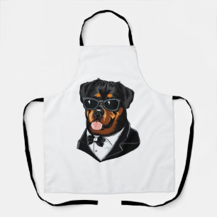 Rottweiler The Bodyguard Apron