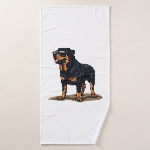 Rottweiler The Explorer Bath Towel