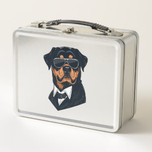 Rottweiler The Gentlemen Metal Lunch Box