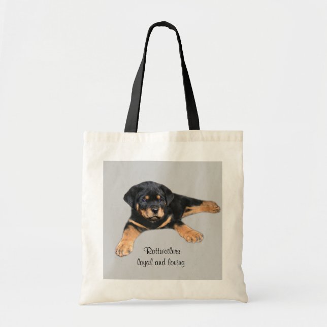 Rottweiler Tote Bag (Front)