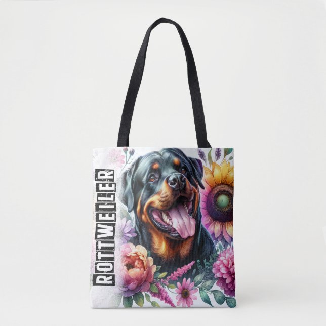 Rottweiler  tote bag (Front)