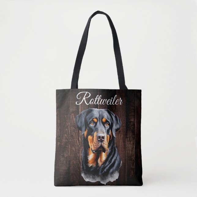 Rottweiler Tote Bag (Front)