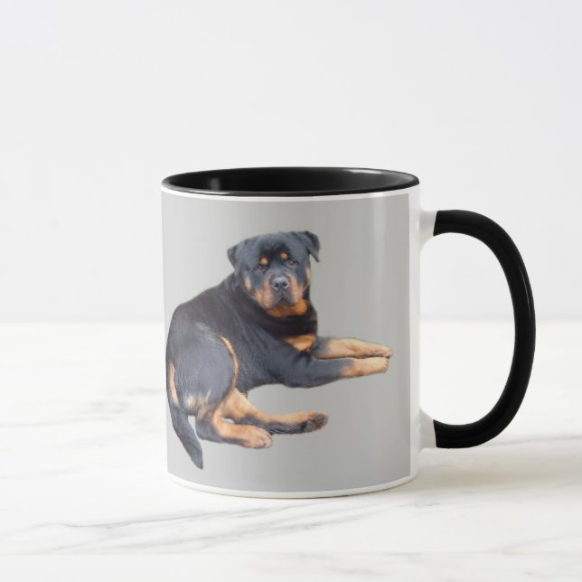 Rottweiler Travel Mug (Right)