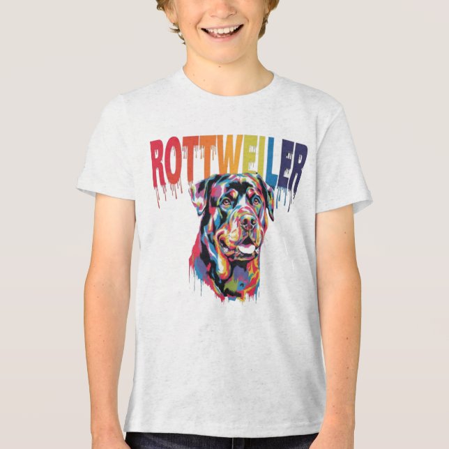 Rottweiler Tri-Blend Shirt (Front)