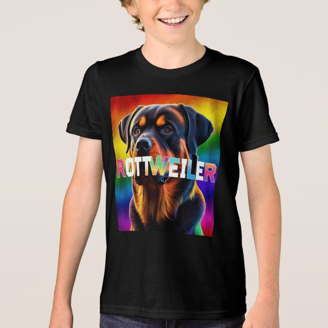 Rottweiler Tri-Blend Shirt (Front)
