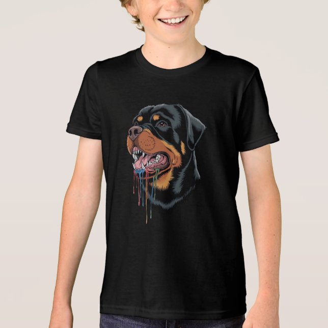 Rottweiler Tri-Blend Shirt (Front)