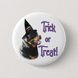 Rottweiler Trick 6 Cm Round Badge