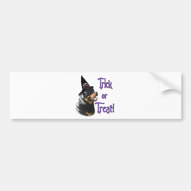 Rottweiler Trick Bumper Sticker (Front)