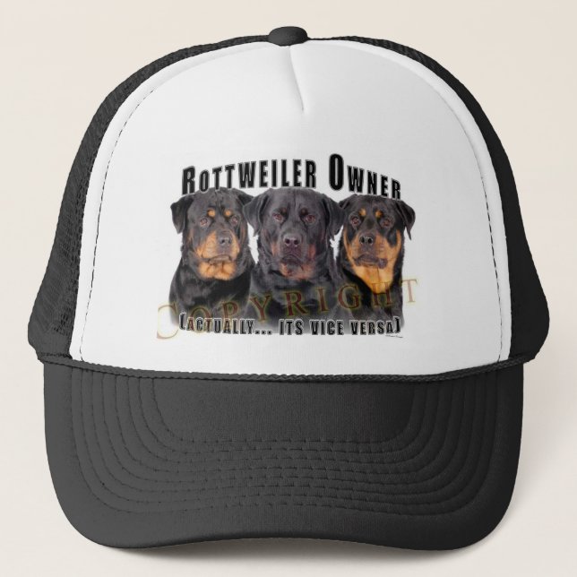 Rottweiler Trucker Hat (Front)