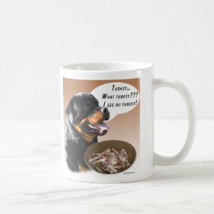 Rottweiler Turkey Coffee Mug