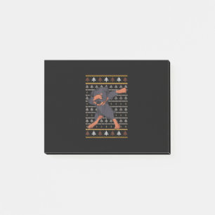 Rottweiler Ugly Sweater Christmas Dog Dab Dance Post-it Notes