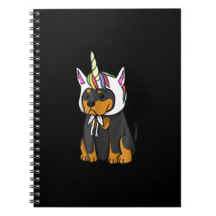 Rottweiler Unicorn Dog Notebook