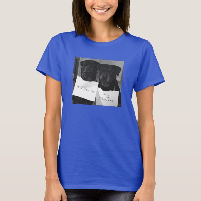 Rottweiler Valentine T-Shirt (Front)