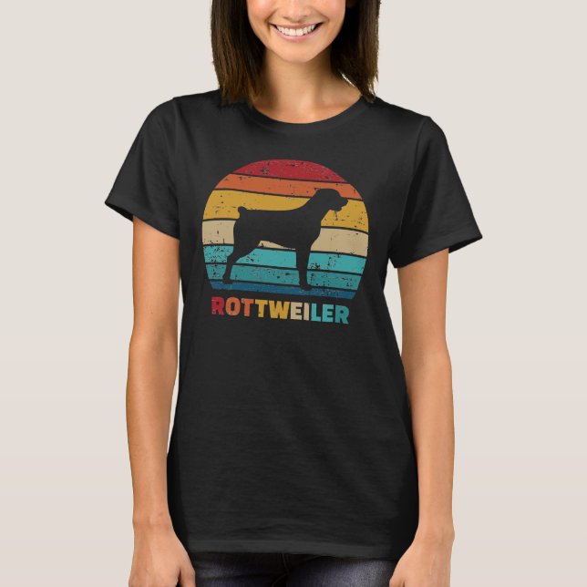 Rottweiler Vintage 10 T-Shirt (Front)