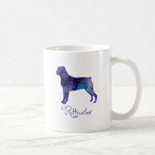 Rottweiler Watercolor Coffee Mug