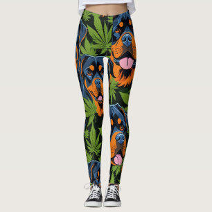 ROTTWEILER WITH WEED LEGGINGS 1