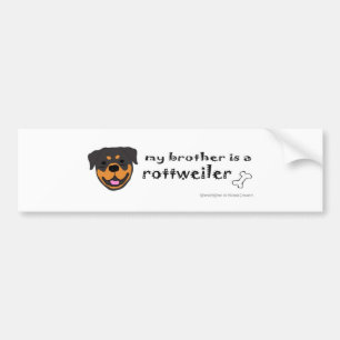 RottweilerBrother Bumper Sticker