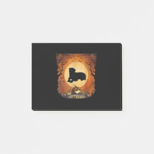 Rottweilers Full Moon Animal Silhouette Halloween Post-it Notes