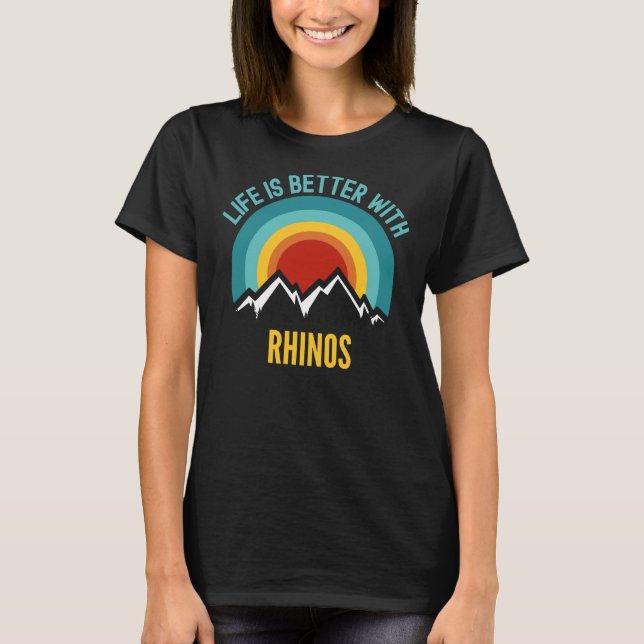 Rottweilers  Life Is Better With Rottweilers T-Shirt (Front)