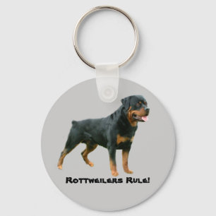 Rottweilers Rule Keychain