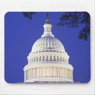 Rotunda of U.S. Capitol at night, Washington Mouse Mat