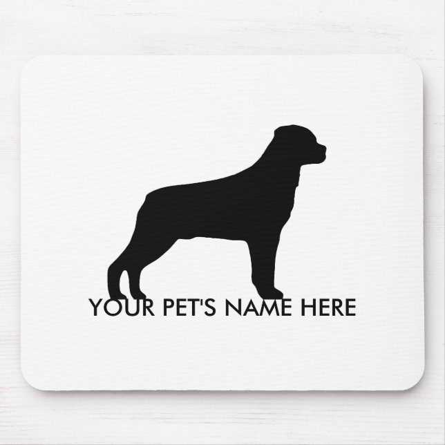Rotweiler 2 mouse mat (Front)