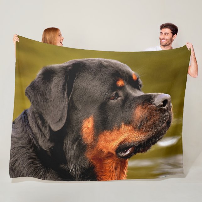 ROTWEILLER FLEECE BLANKET (In Situ)