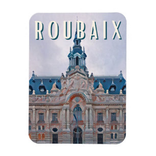 Roubaix Photo Vintage Magnet