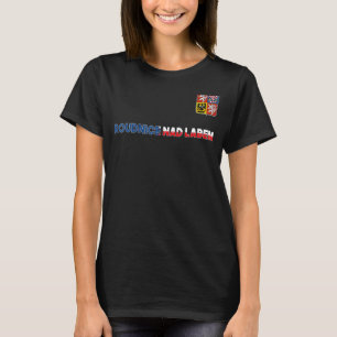 Roudnice Nad Labem Czech Republic Heart Flag Coat  T-Shirt
