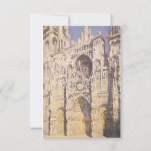 Rouen Cathedral, Harmony Blue Gold by Claude Monet