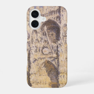 Rouen Cathedral, Harmony Blue Gold by Claude Monet iPhone 16 Case