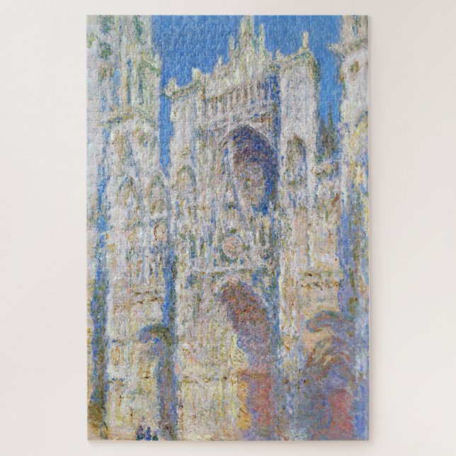 Rouen Cathedral (Sunlight), Monet Jigsaw Puzzle (Vertical)