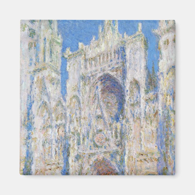 Rouen Cathedral (Sunlight), Monet Magnet (Front)