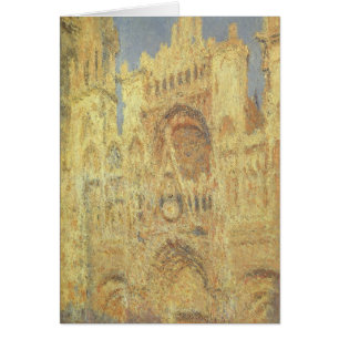 Rouen Cathedral, Sunset by Claude Monet