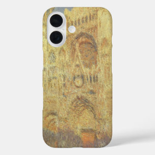 Rouen Cathedral, Sunset by Claude Monet iPhone 16 Case