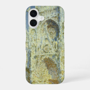 Rouen Cathedral West Facade Sunlight, Claude Monet iPhone 16 Case