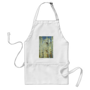 Rouen Cathedral West Facade Sunlight, Claude Monet Standard Apron