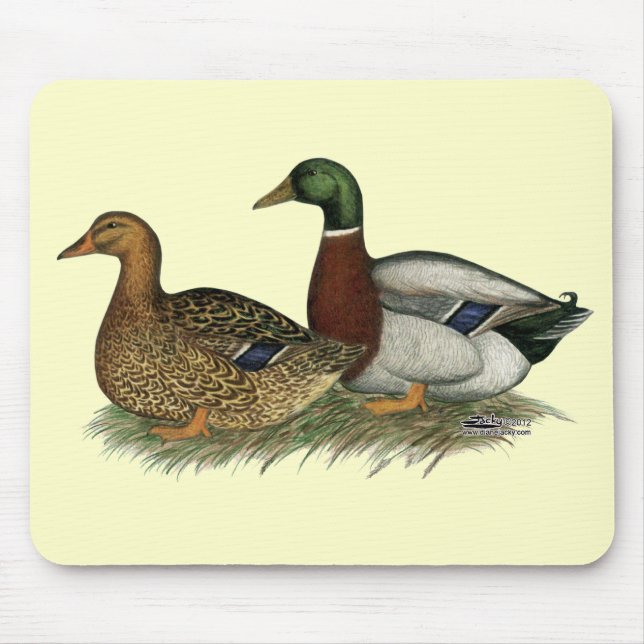 Rouen Ducks Mouse Mat (Front)